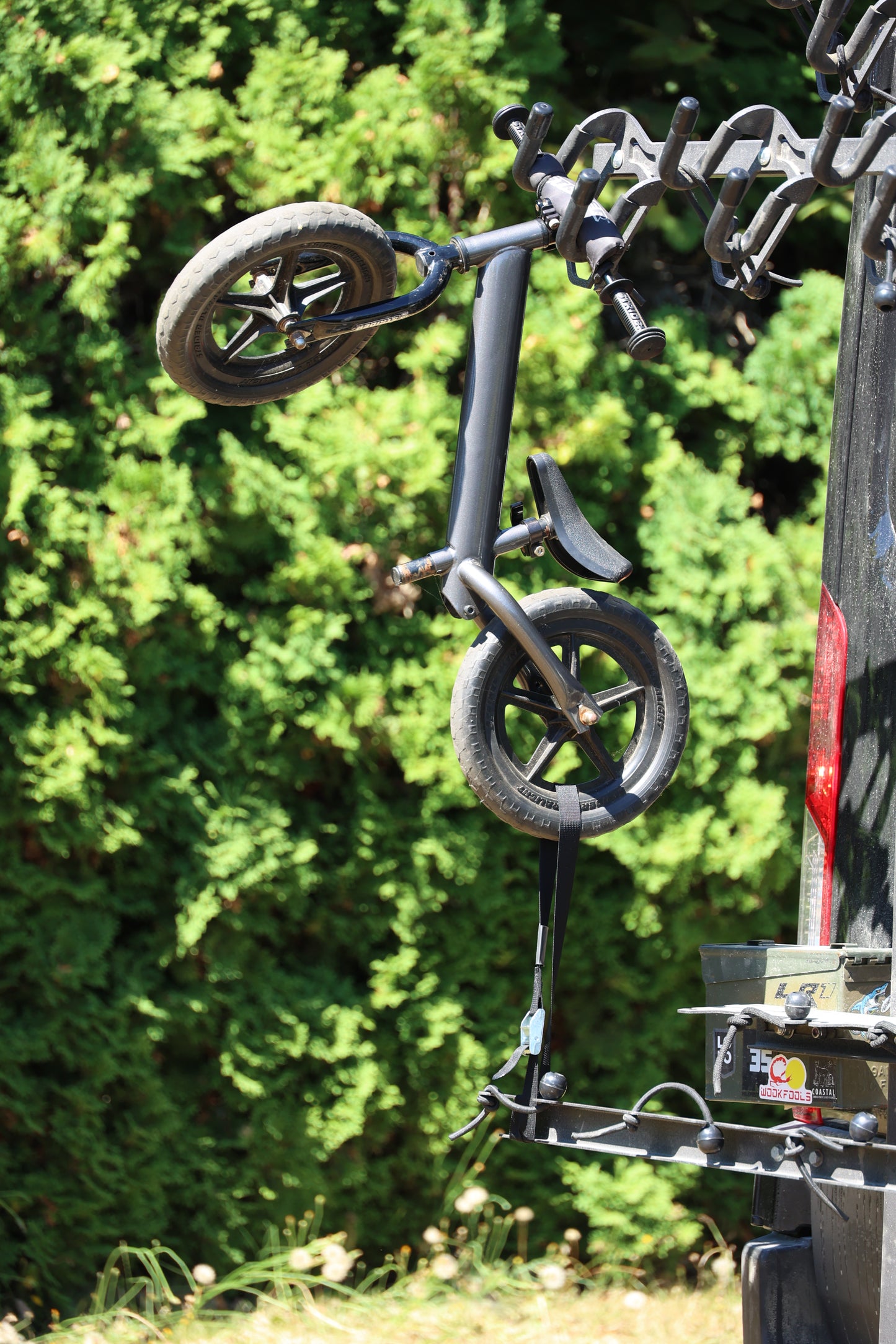 Cam Strap for child's bike or additional retention