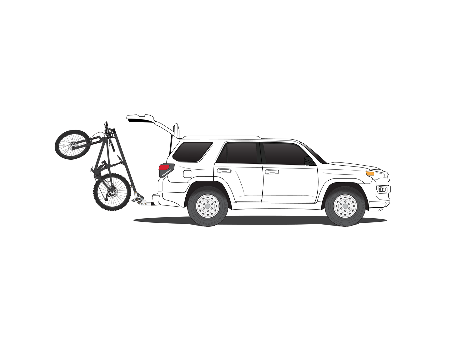 Foot Activated Tilt Kit for existing racks