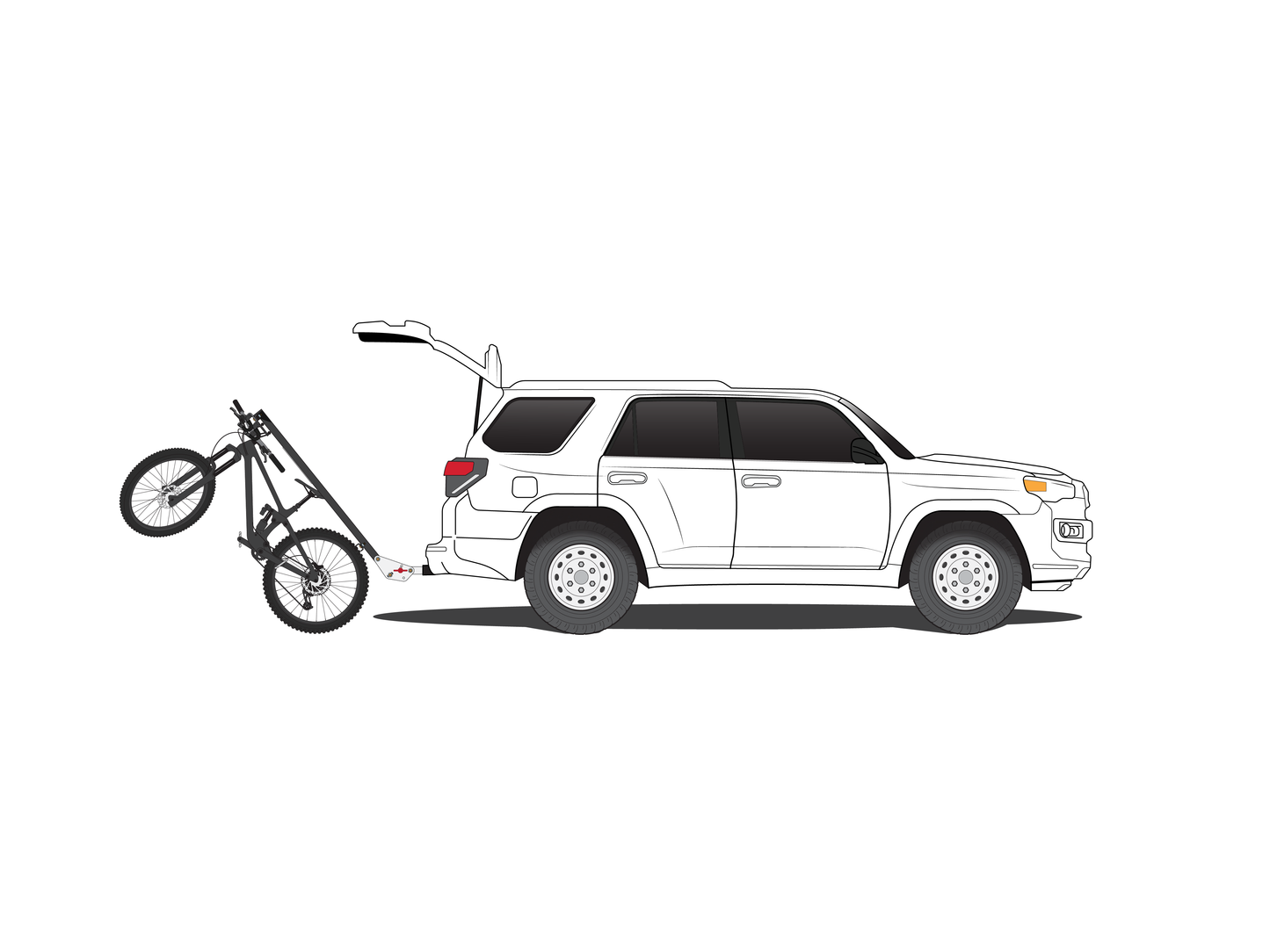 Lolo Racks bike rack for suv hatch