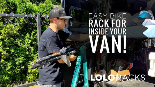 Easy Bike storage for inside your van or camper!