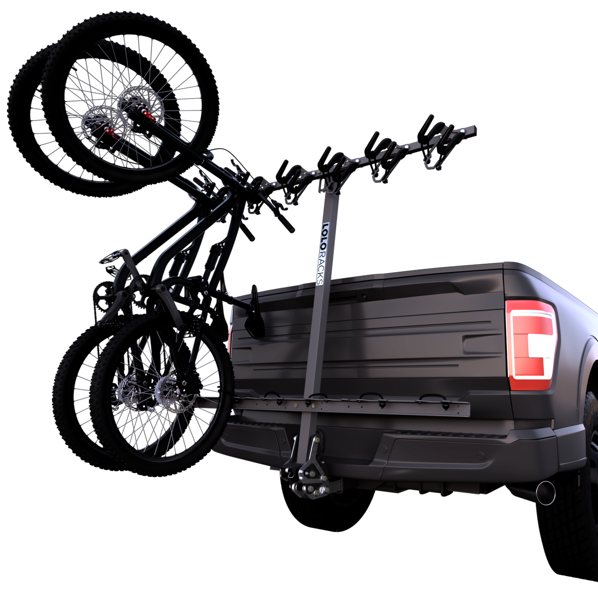 Lolo Racks Vertical Style 6 Bike Rack with Foot Activated Tilt