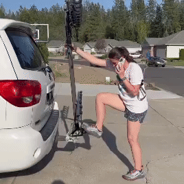 Foot Activated Tilt Kit for existing racks