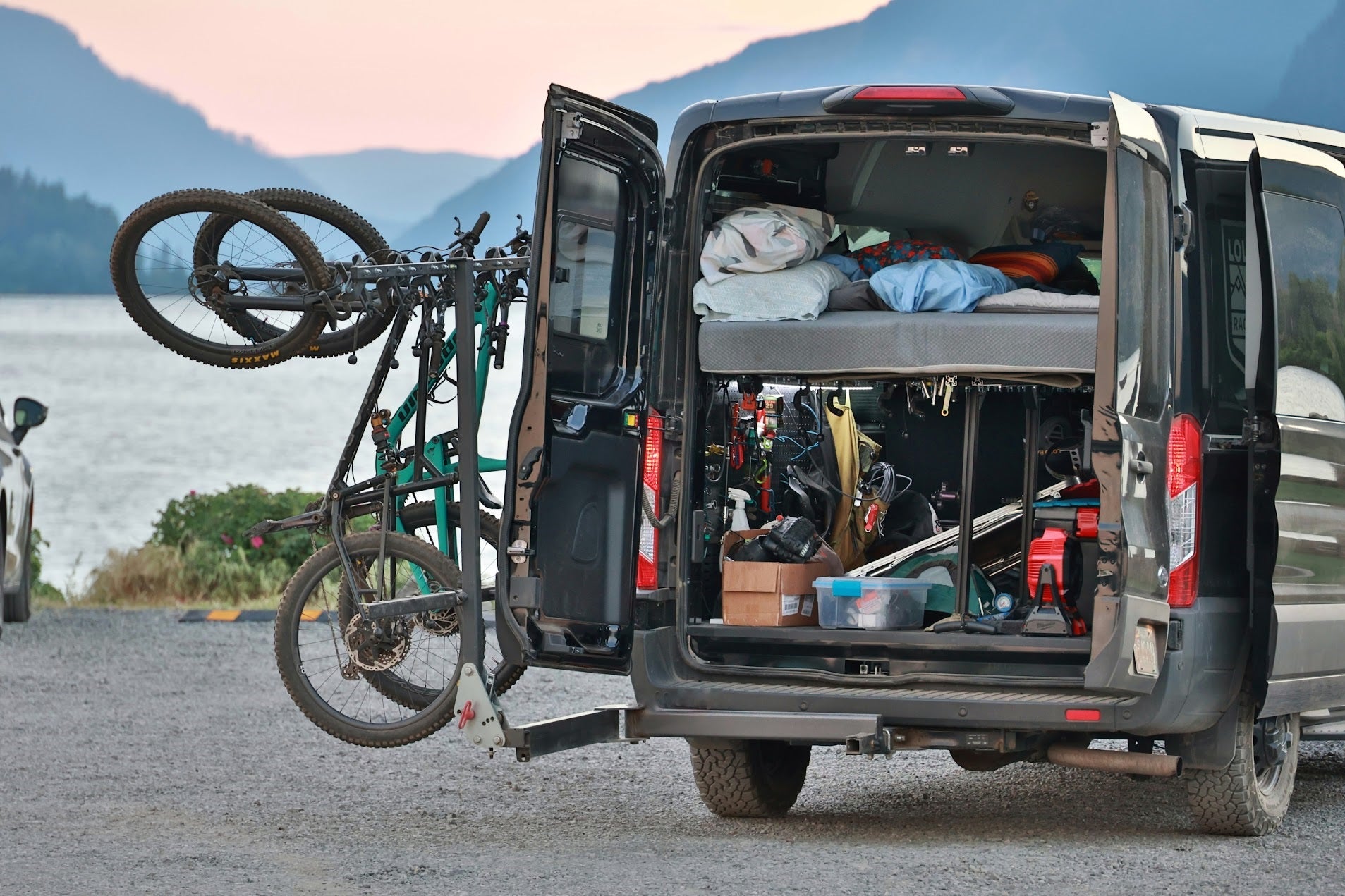 Van life 2024 bike rack