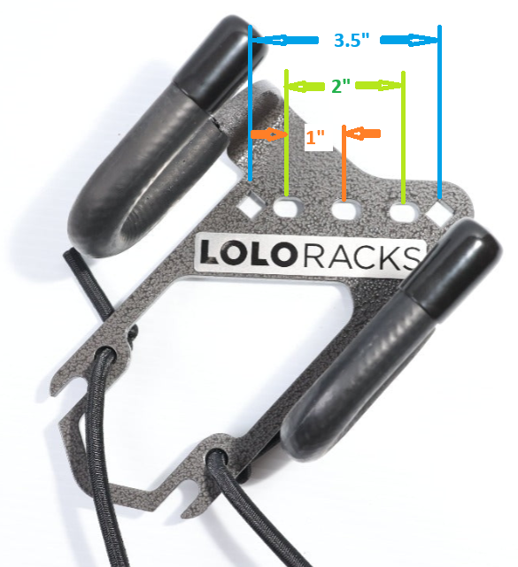 L-track compatible single bike carrier