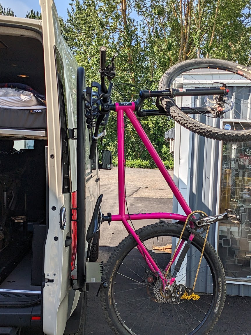 Vertical Bike Rack Kit for Van Cargo Molle Panel Lolo Racks Rad Lad