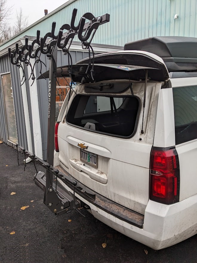 hatch and tailgate access with Lolo Racks 