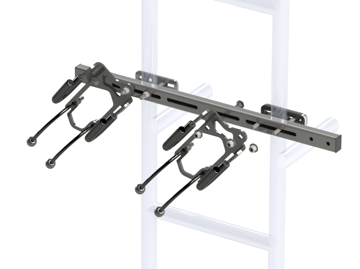 Vertical Bike Rack Kit for Rear Ladder Lolo Racks Rad Lad