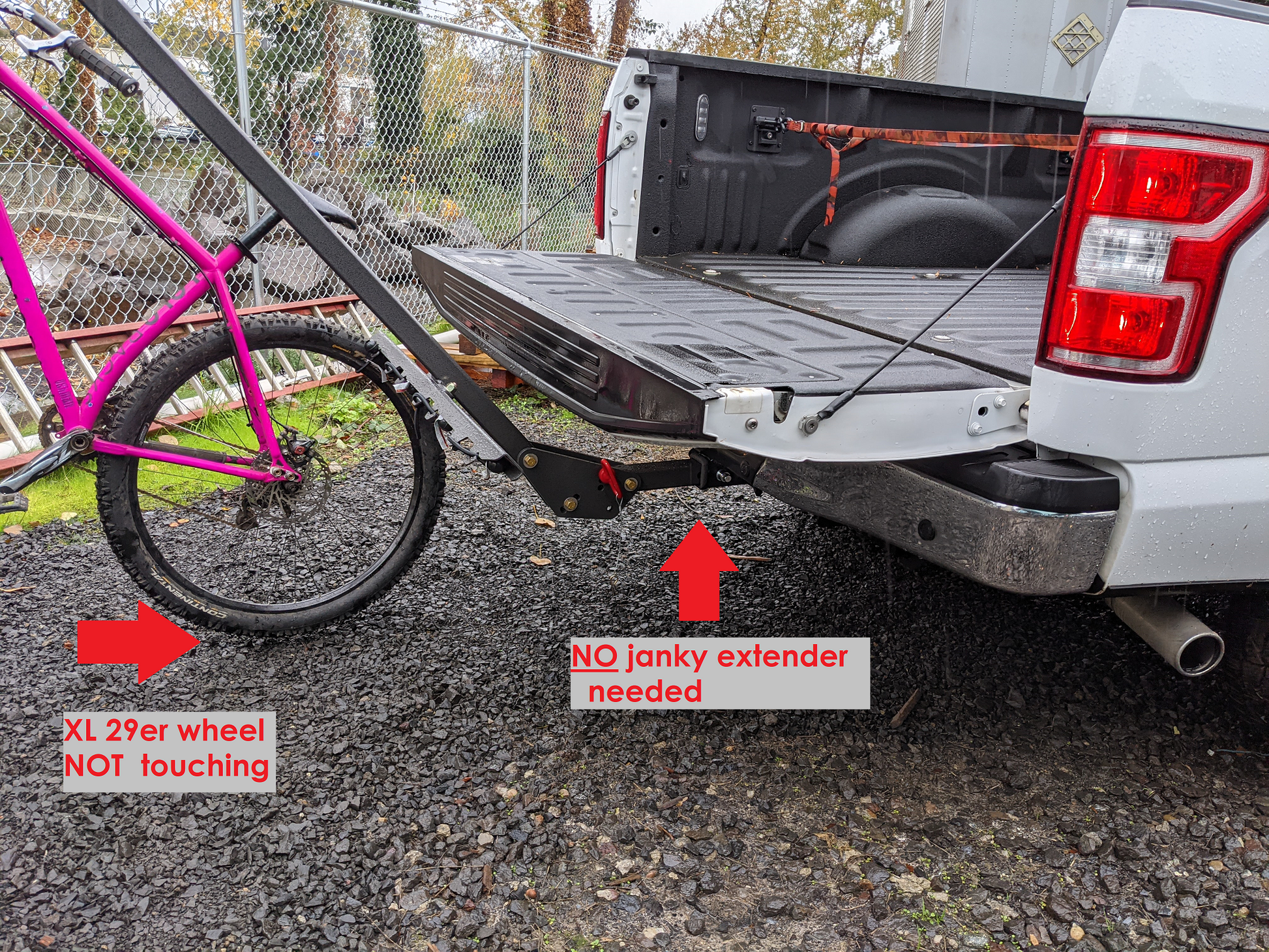 Bicycle rack for truck hitch deals
